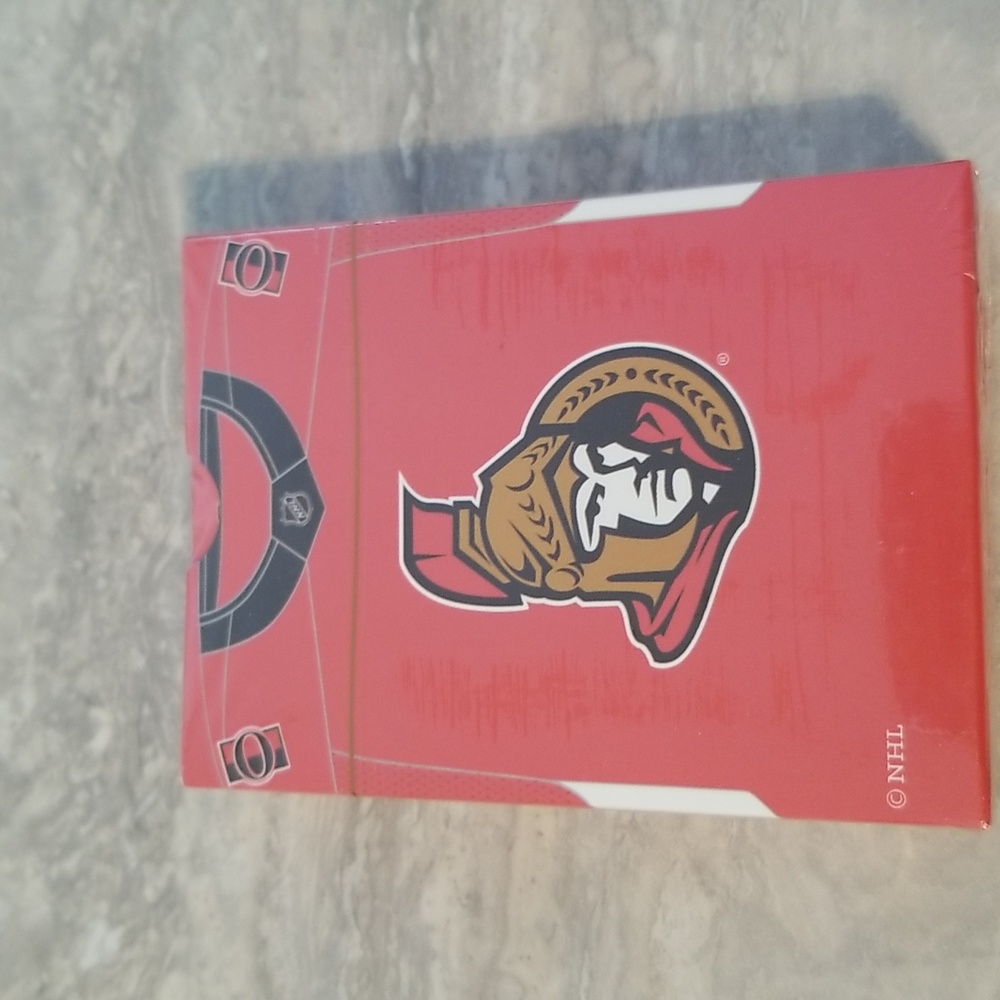 Sealed Ottawa Senators playing cards